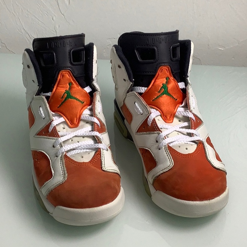 Air Jordan 6 Retro Gatorade like Mike sneakers size 6.5 Y